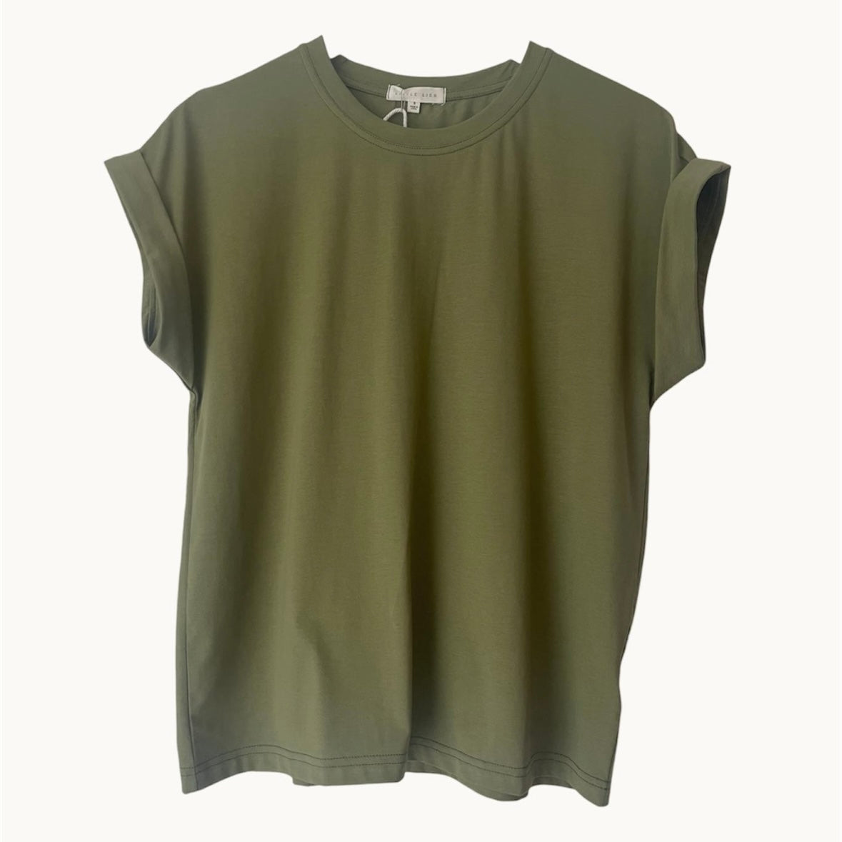 Rhodes tee khaki – MEA BOUTIQUE